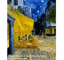 Flotex Vision Pattern 944 (Van Gogh) Terrace at night фото 2 | FLOORDEALER